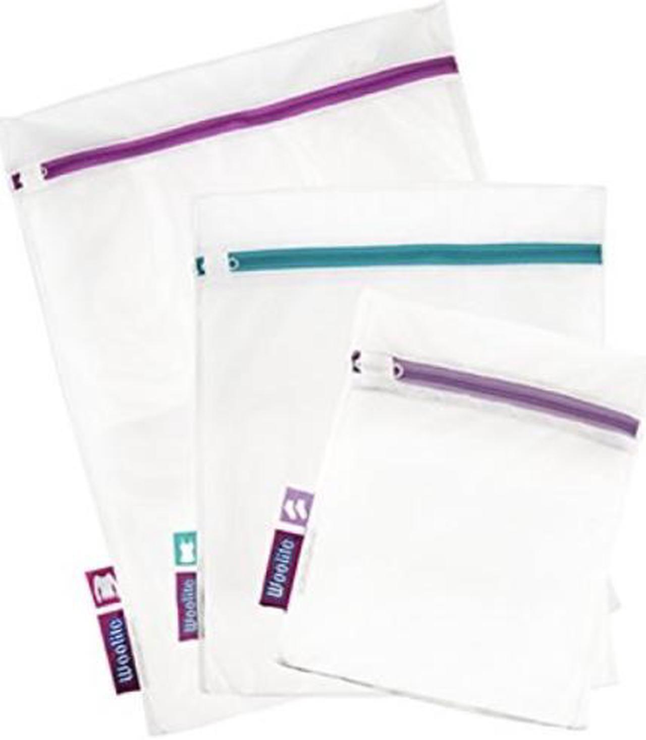 Main image of Woolite Sanitized Treated 3 Piece Mesh Wash Bag White