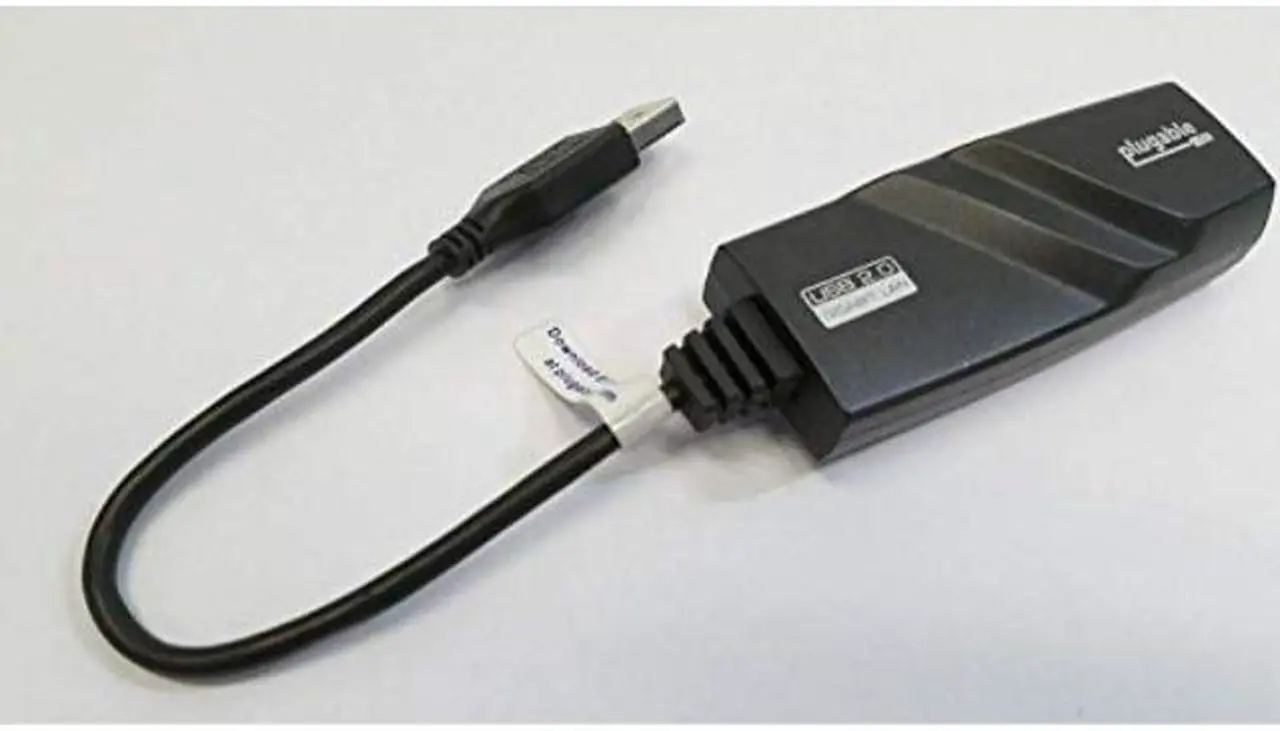 Alt view image 6 of 9 - Plugable USB 2.0 To Gigabit Ethernet Adapter, Fast And Reliable Gigabit Connection, Compatible With Windows, Chromebook, Linux