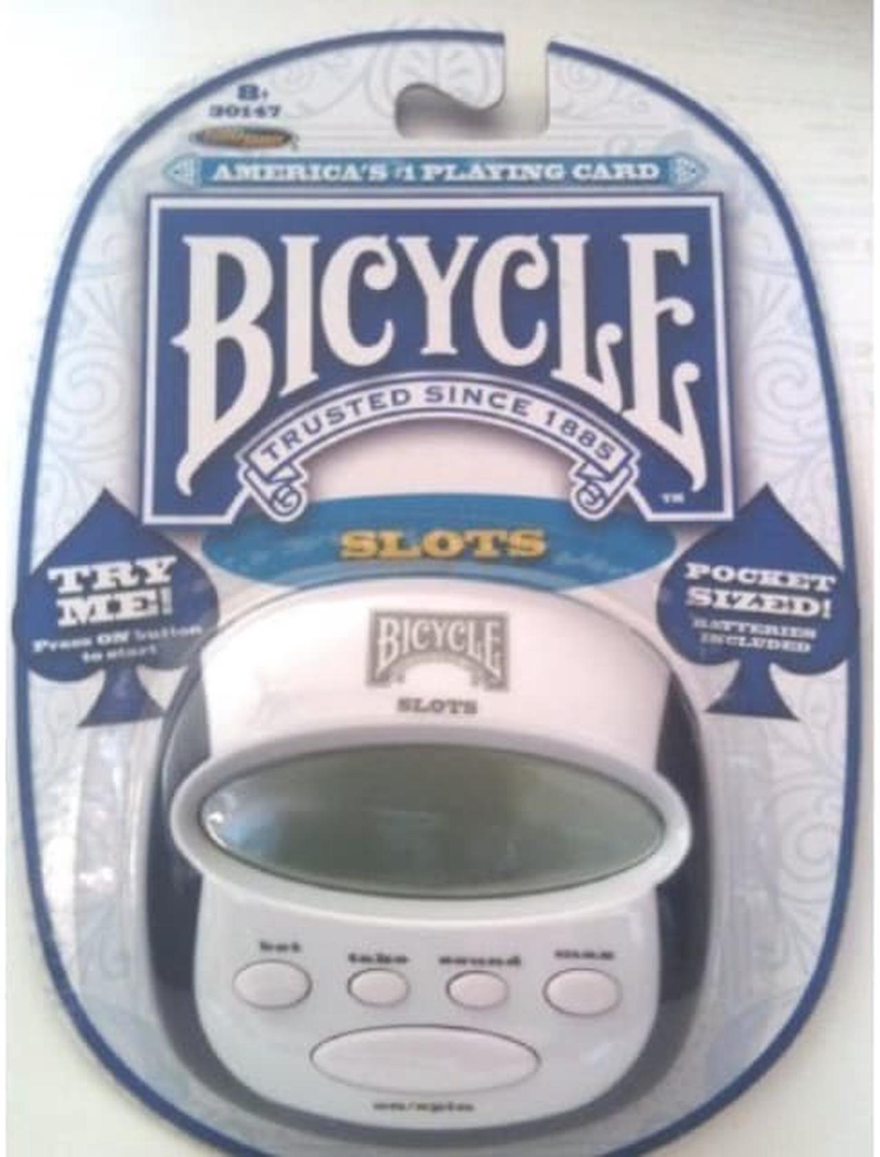 Alt view image 2 of 2 - bicycle pocket slots game, 3" x 3", with sound control & auto shut off