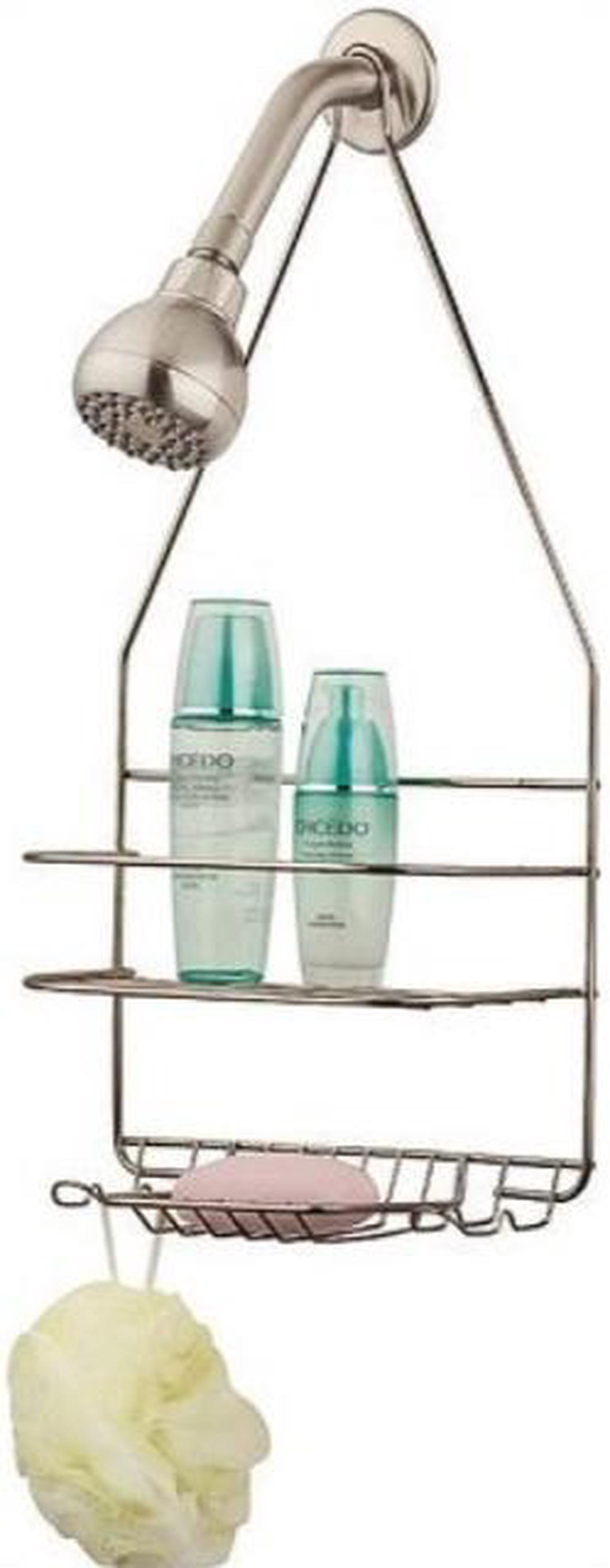 Homebasix Ss-sc-25-nk Shower Caddy Satin Nickel