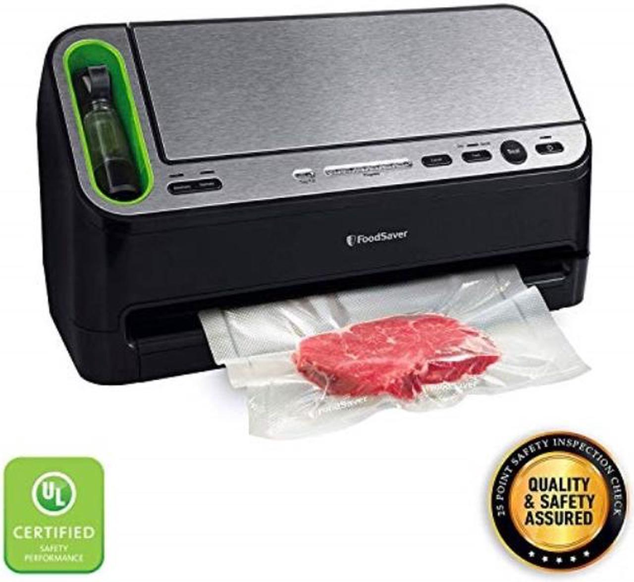 Alt view image 11 of 11 - FoodSaver FSFSSL4440-000 Appliance Vacuum Sealer, Black and Silver