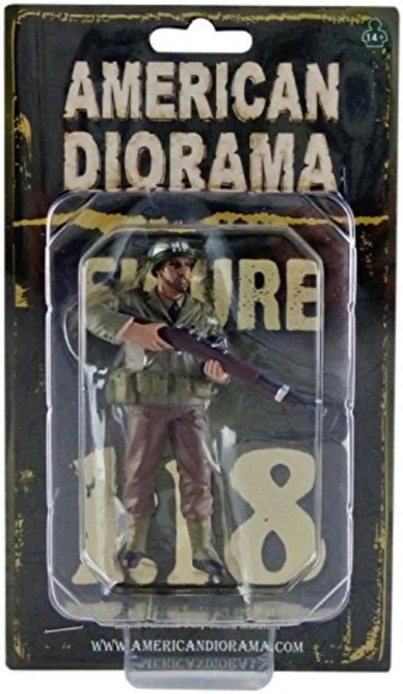 Main image of WWII Military Police Figure IV For 1:18 Scale Models by American Diorama