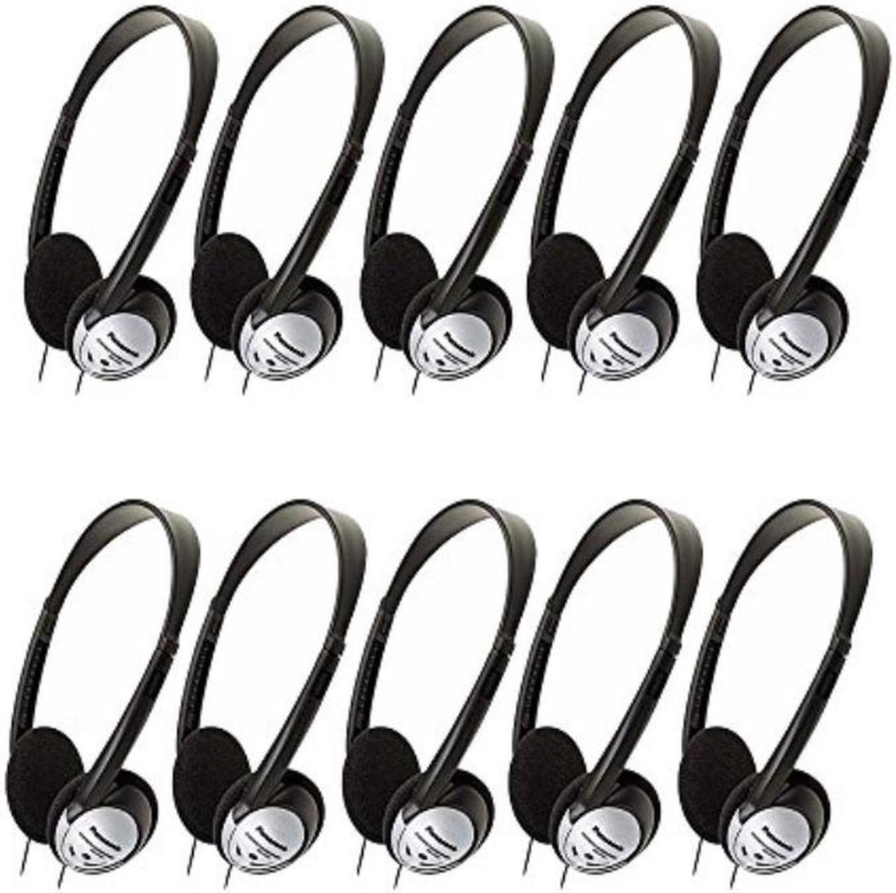 Alt view image 11 of 12 - Panasonic RP-HT21 Lightweight Headphones with XBS (10 PACK)