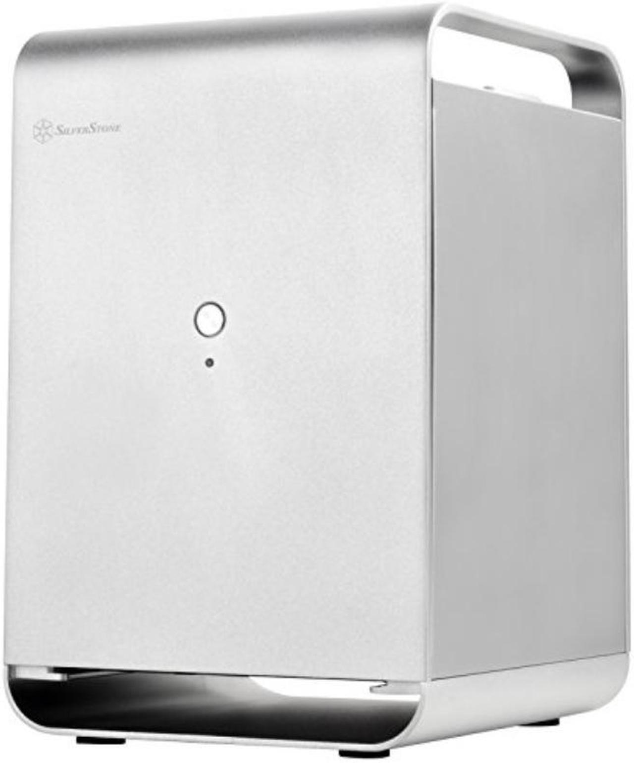 Alt view image 3 of 3 - SilverStone SST-CS01S-HS Silver Aluminum outer shell, steel body Computer Case SFX / SFX-L Power Supply