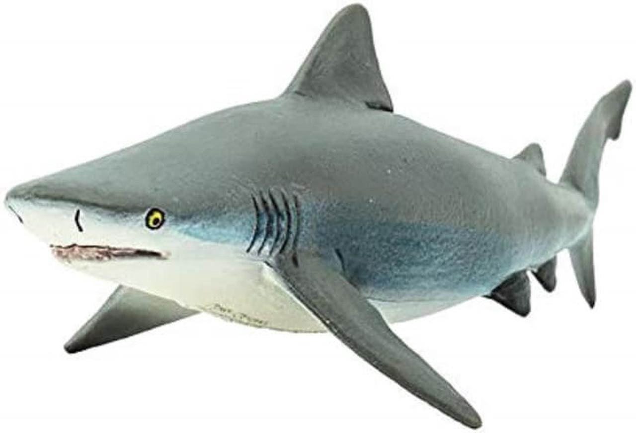 Alt view image 8 of 9 - Wild Safari Sea Life Bull Shark Safari Ltd Animal Educational Toy Figure