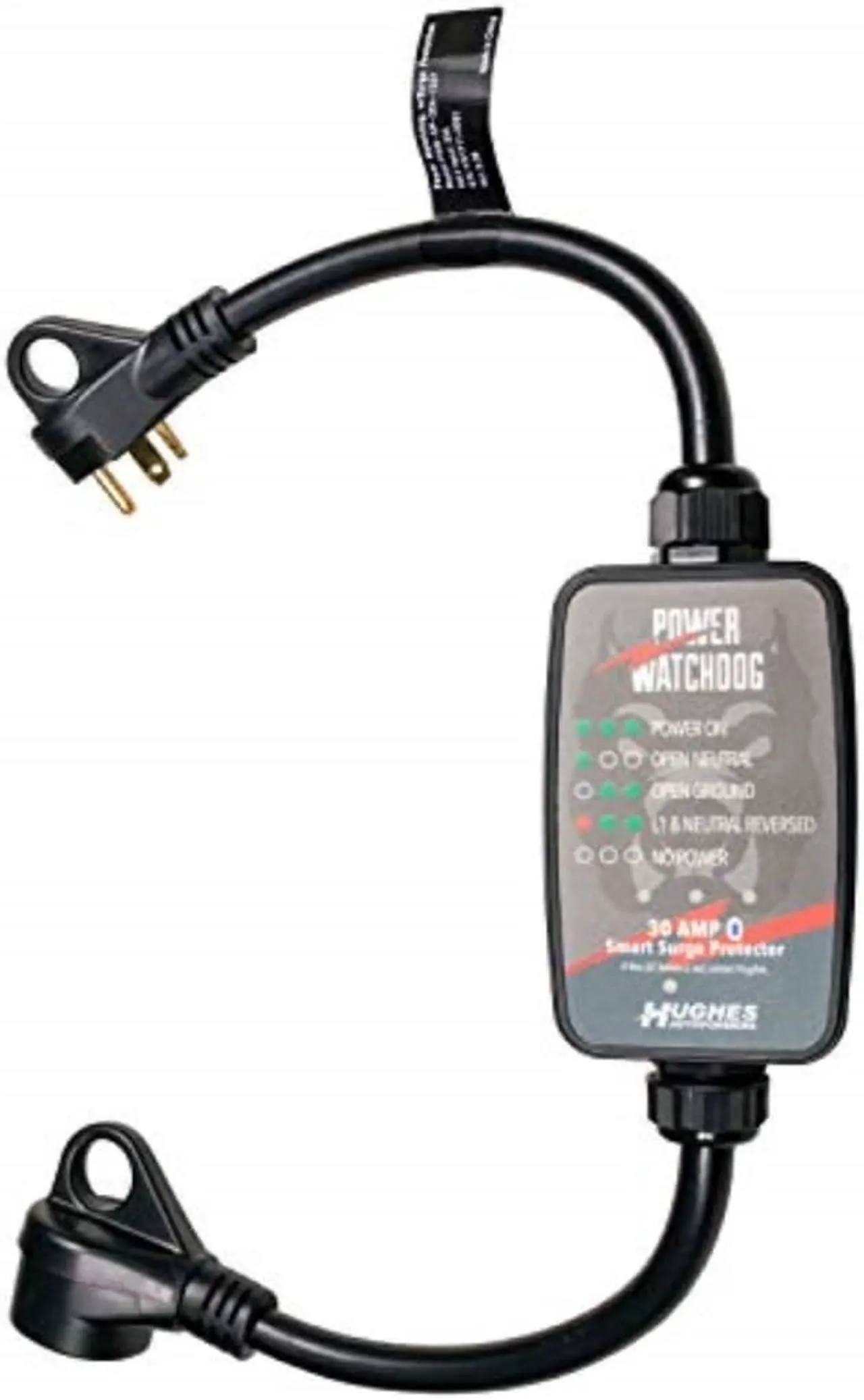 Alt view image 5 of 7 - hughes autoformer pwd30 power watch dog 30 amp surge protector