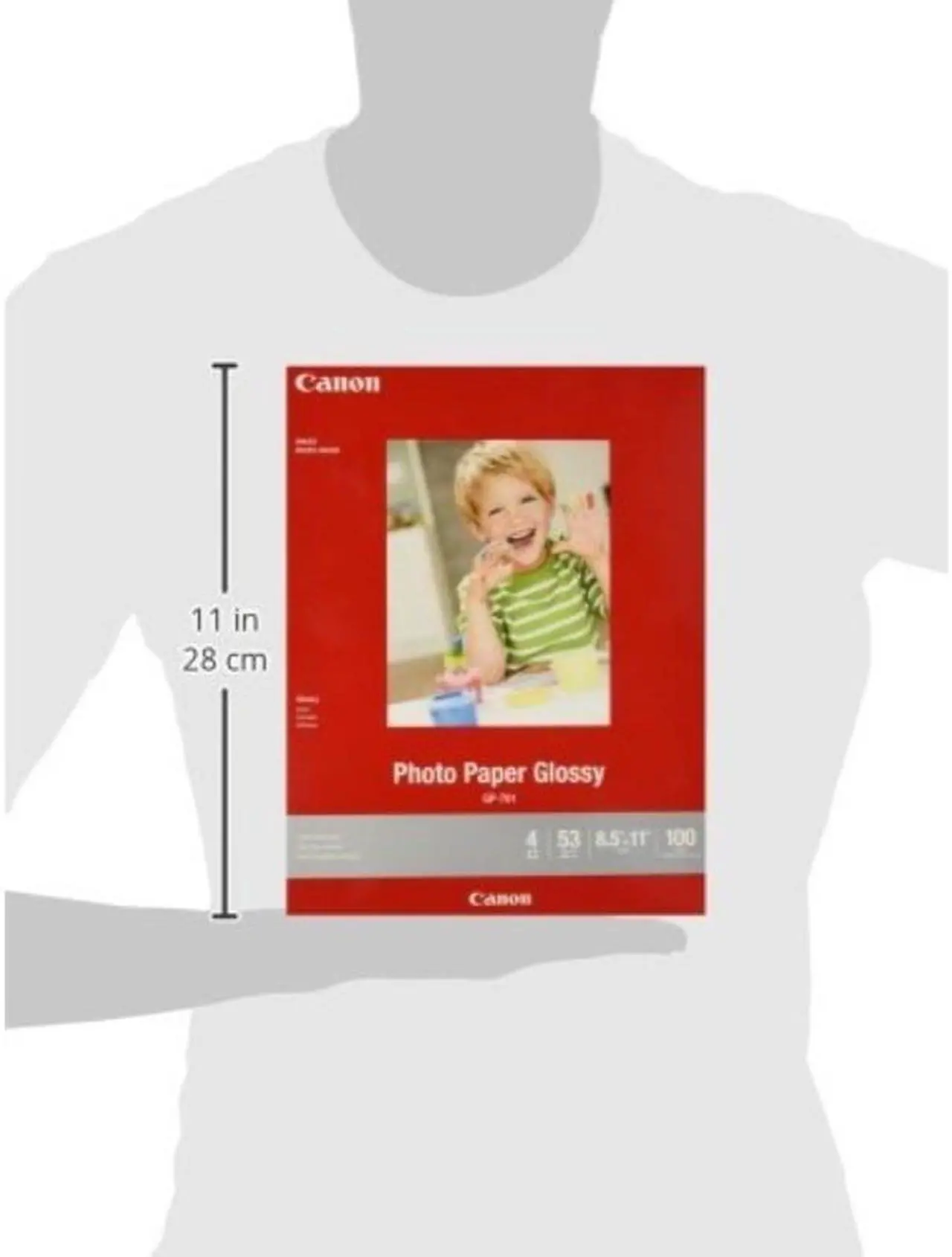 Alt view image 14 of 14 - Canon Glossy Photo Paper GP-701 Inkjet Print 8 1/2" x 11" - Glossy - 100 Sheet