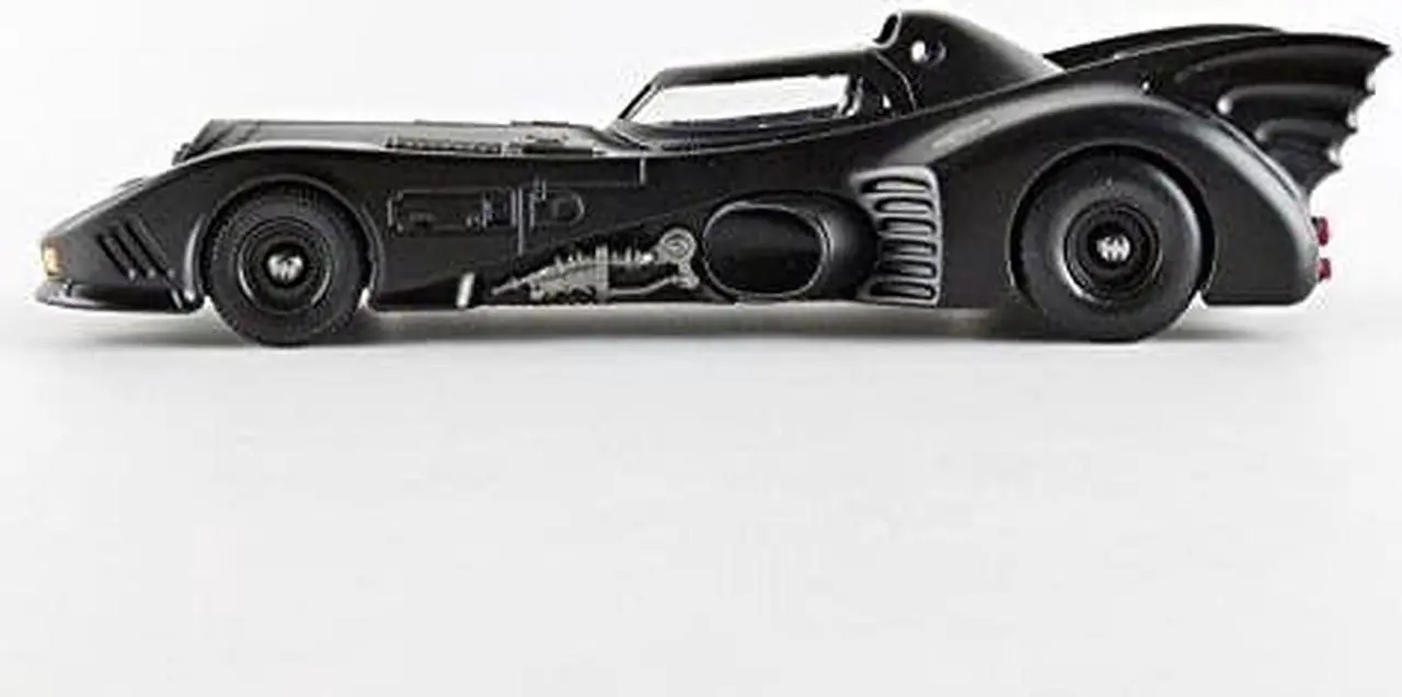 Alt view image 2 of 9 - 1989 Batmobile with Diecast Batman Figure 1:24 Diecast Model Car by Jada