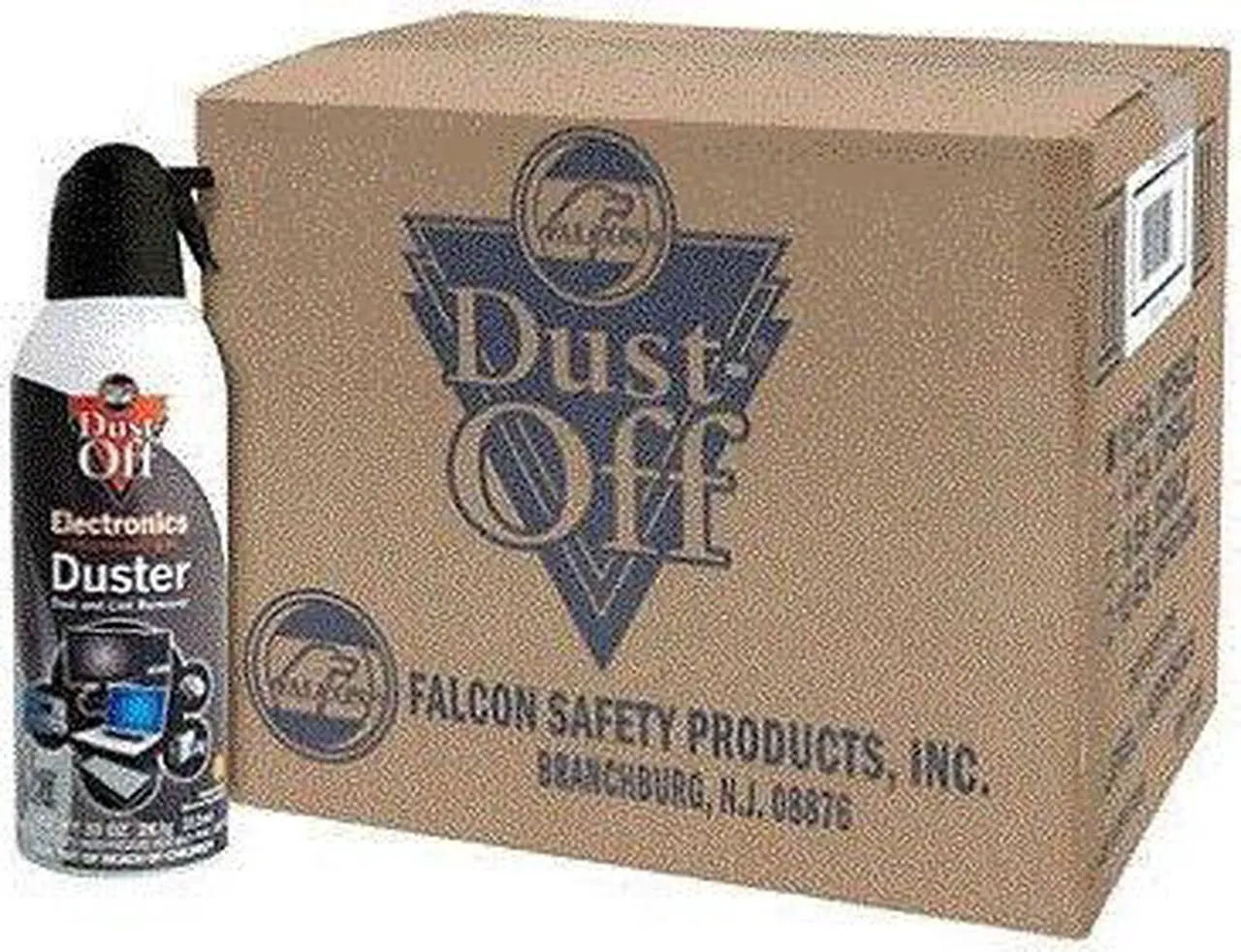 Alt view image 2 of 2 - dustoff compressed gas duster, pack of 8