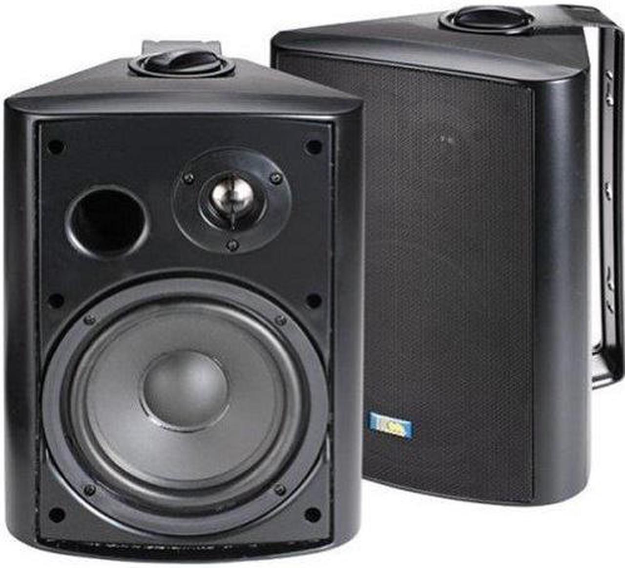 Alt view image 12 of 13 - TIC ASP120-B 6.5" Weather-Resistant Outdoor Patio Speakers with 70v Switch (Pair) - Black