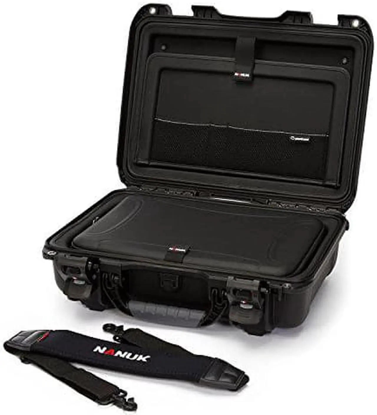Alt view image 2 of 10 - nanuk 923 waterproof hard case with laptop insert kit  black