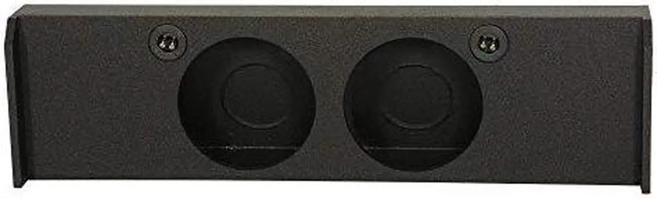 Alt view image 8 of 9 - QPower 10" Downfire 2 Hole 2009-2016 F150 Super Crew Subwoofer Box Enclosure