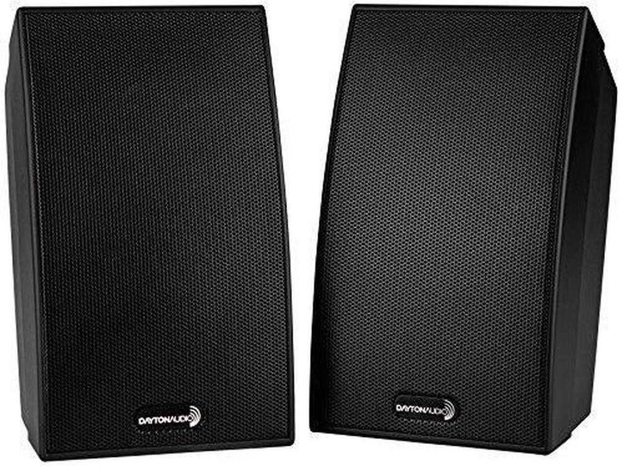 Alt view image 4 of 5 - Dayton Audio SAT-BK 2-Way Satellite Speaker Pair Black 300-670