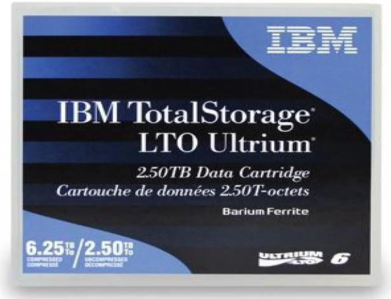 Alt view image 2 of 7 - IBM LTO Ultrium 6 Data Cartridge (00V7590) - 2.5TB/6.25TB Native/Compressed Capacity
