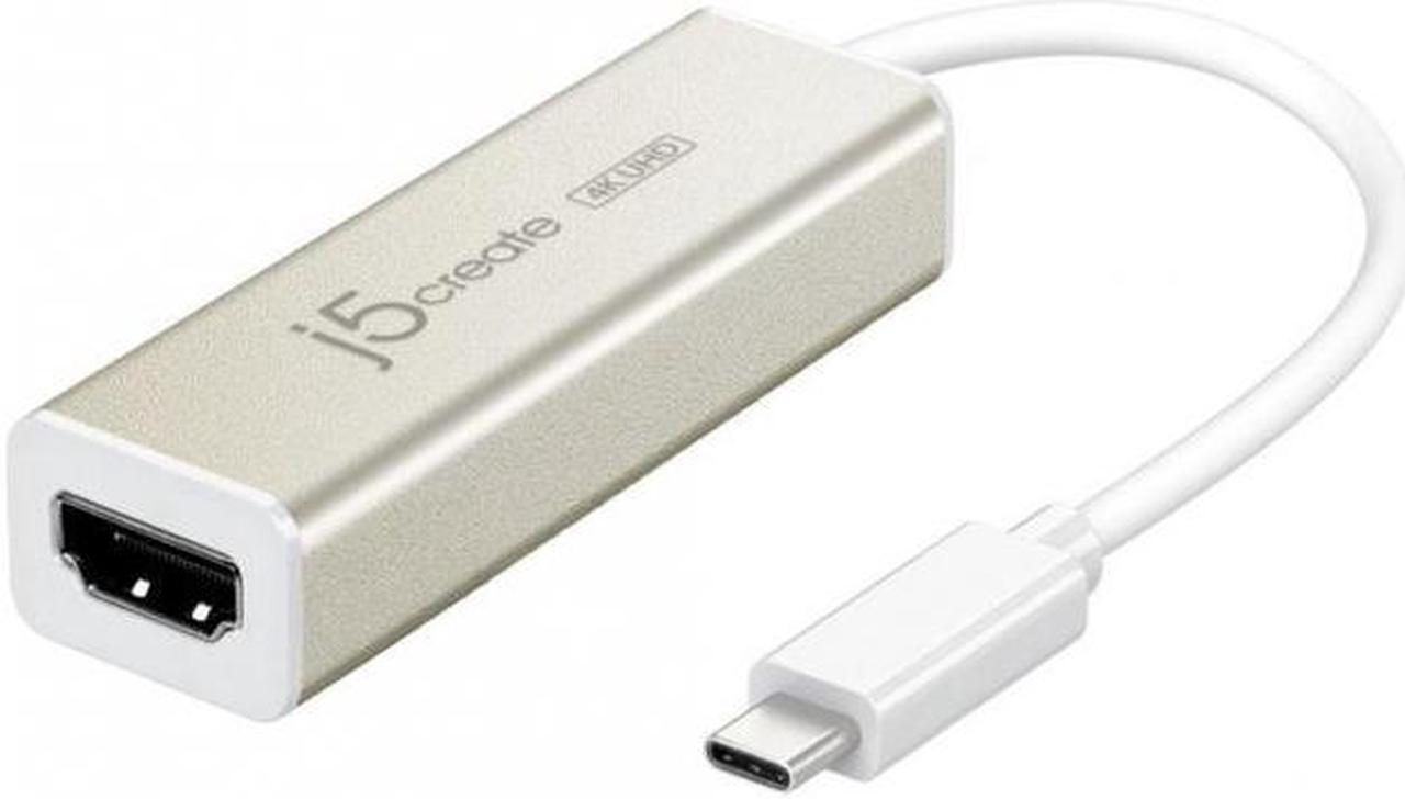 Main image of USB C to HDMI Adapter Cable by j5create | 4K@60Hz Type C Dongle Connects External Monitor Display, HDTV, Projector for MacBook, Chromebook, Laptops, Phones, Tablets, PC with USB-C Port