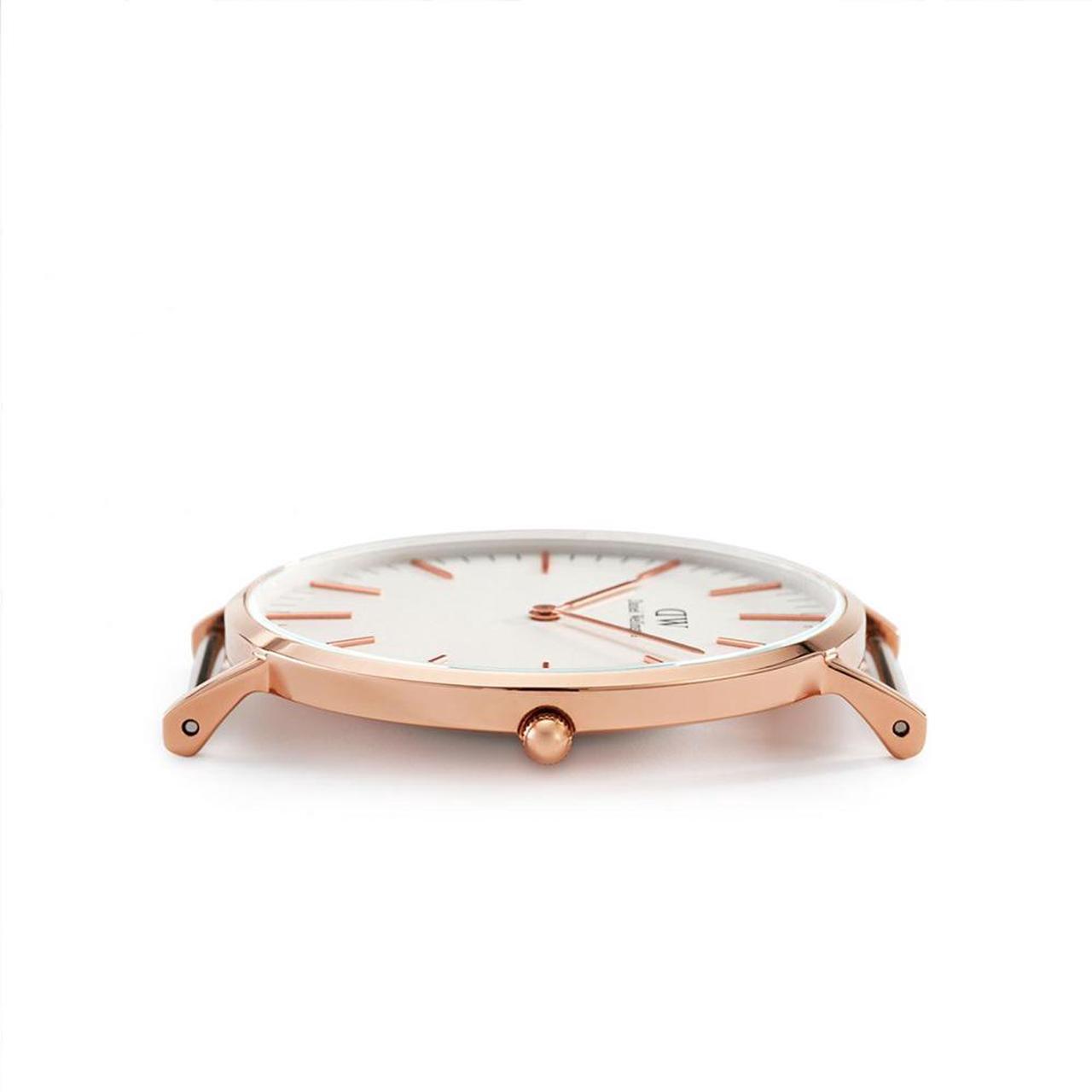 Alt view image 3 of 9 - Daniel Wellington Men's Warwick White Nylon Quartz Watch