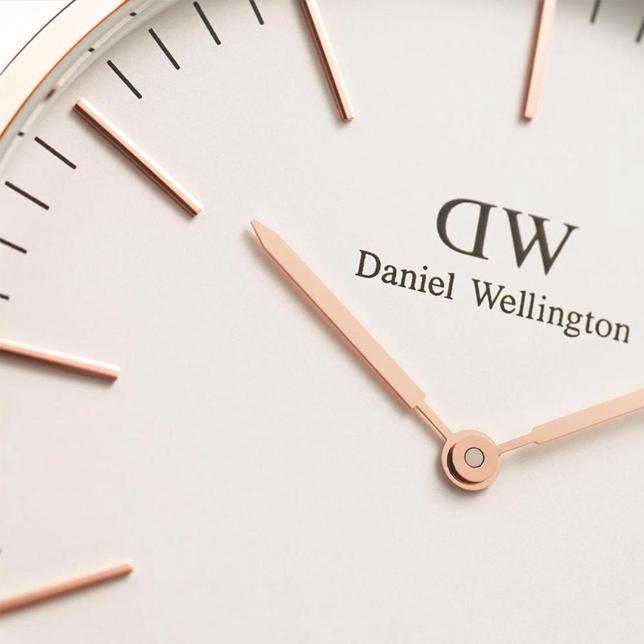 Alt view image 5 of 9 - Daniel Wellington Men's Warwick White Nylon Quartz Watch