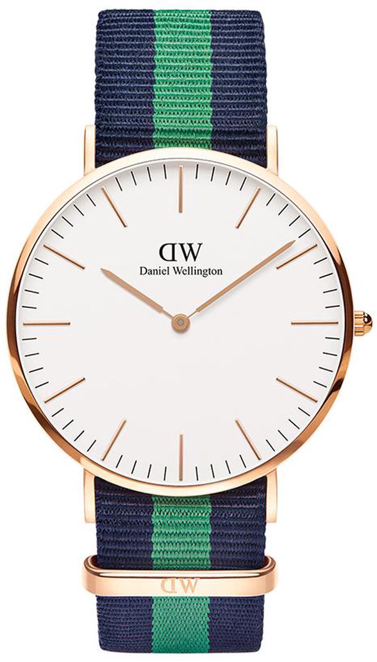 Alt view image 2 of 9 - Daniel Wellington Men's Warwick White Nylon Quartz Watch