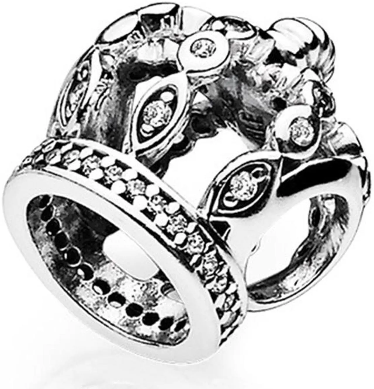 Alt view image 3 of 6 - Pandora Fairytale Crown Charm - 792058CZ - OEM