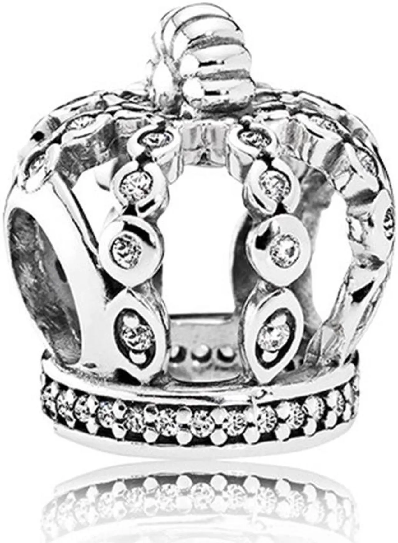 Alt view image 2 of 6 - Pandora Fairytale Crown Charm - 792058CZ - OEM