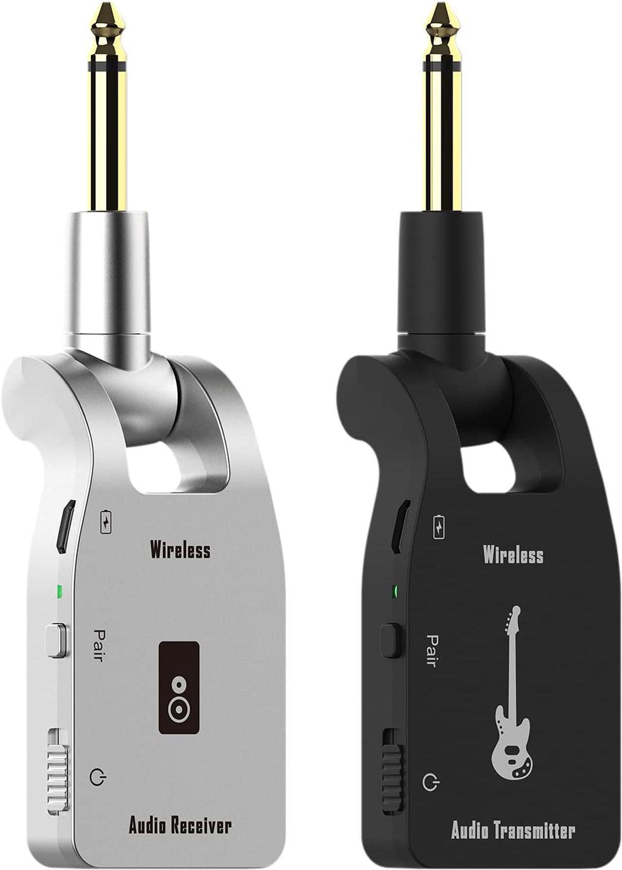 Main image of Wireless Guitar System, Rechargeable Guitar Transmitter Receiver Set for Electric Guitar Bass