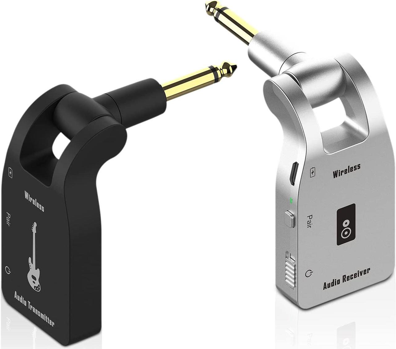 Alt view image 2 of 7 - Wireless Guitar System, Rechargeable Guitar Transmitter Receiver Set for Electric Guitar Bass