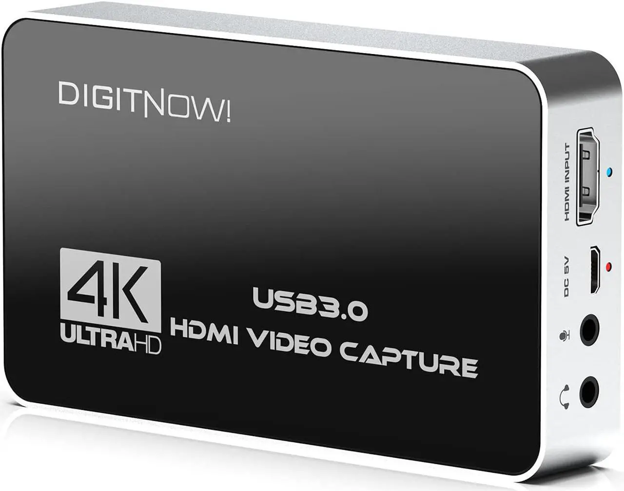 Main image of DIGITNOW 4K HD USB 3.0 Video Capture Card with HDMI Loop-Out, 4k 60Hz No Lag Passthrough for Video Recording,Support Capture Resolution Up to 4K NV12 Format,Compatible with PS5/Xbox