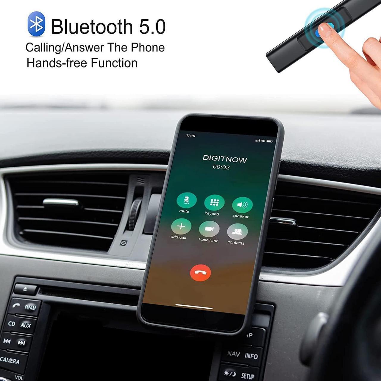 Alt view image 2 of 7 - Audio Cassette Aux Adapter, Bluetooth 5.0 Cassette Receiver, Cassette Tape to Aux Adapter, Tape Audio Adapter, Tape Desk Player for Listening Mobile Phone Music and Car Voice, Hands Free