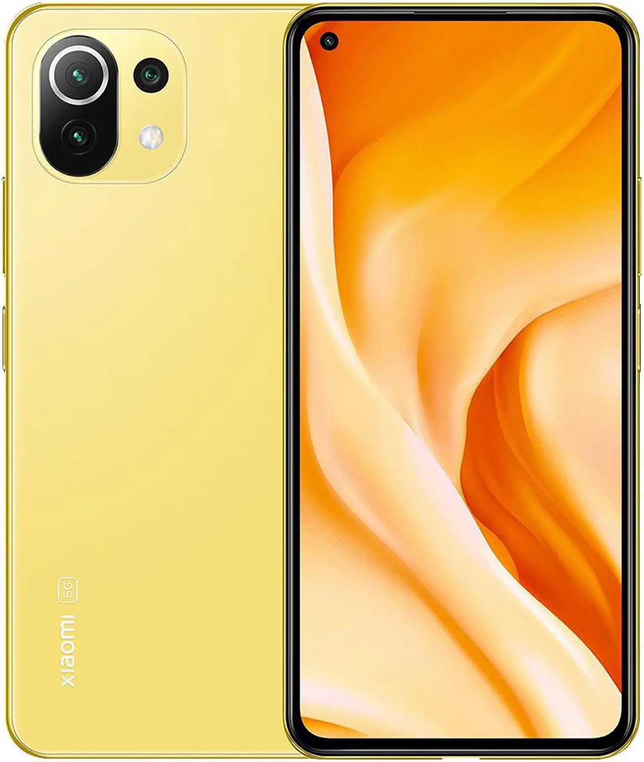 Xiaomi Mi 11 Lite Dual-SIM 128GB ROM + 8GB RAM Factory Unlocked 5G Smartphone (Citrus Yellow) - International Version