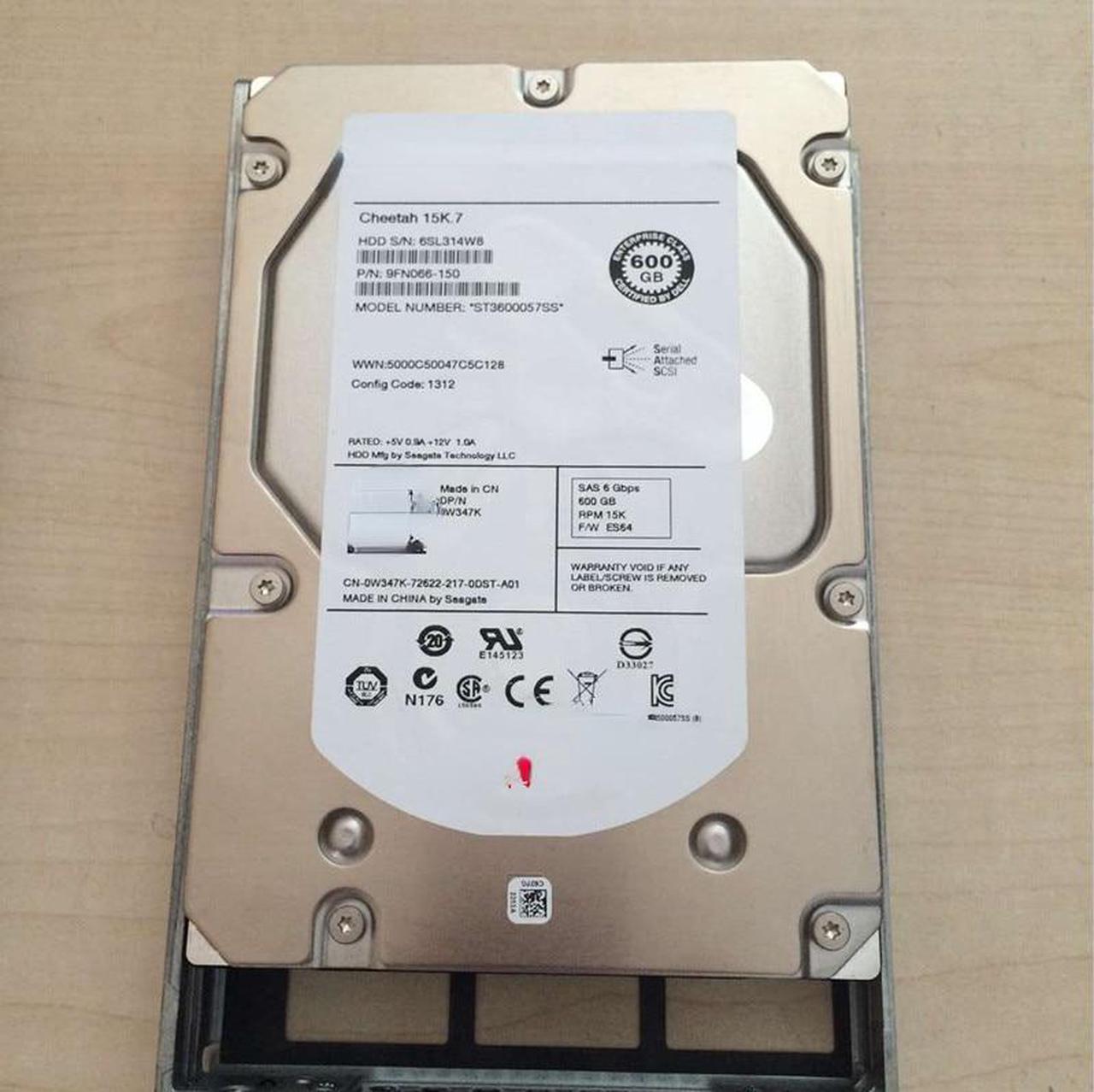 Main image of For Dell R720 R900 R710 server hard disk 600G 15K 3.5 SAS ST3600057SS
