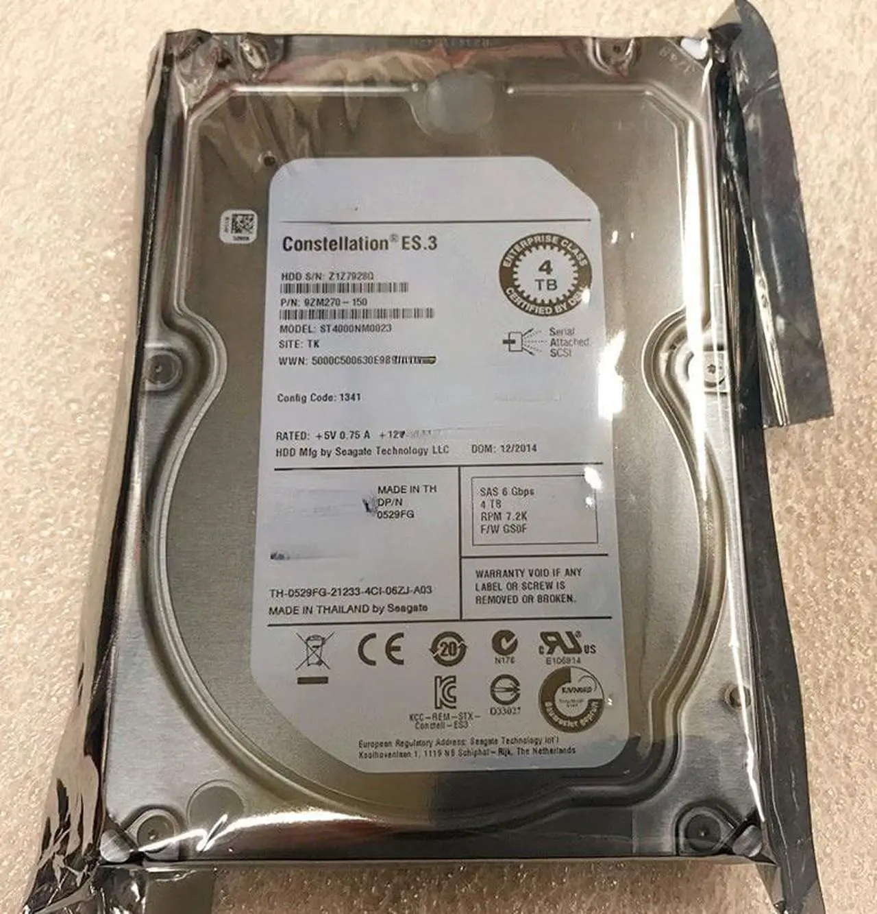 Main image of For Dell MD1000 MD1120 MD1200 MD1220 server storage hard disk 4T/4TB SAS