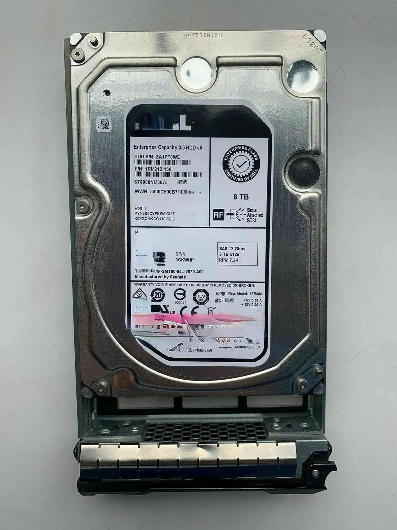 Main image of For Dell T430 T630 R730xd server hard disk 8TB 7.2K SATA 6Gbps 3.5-inch