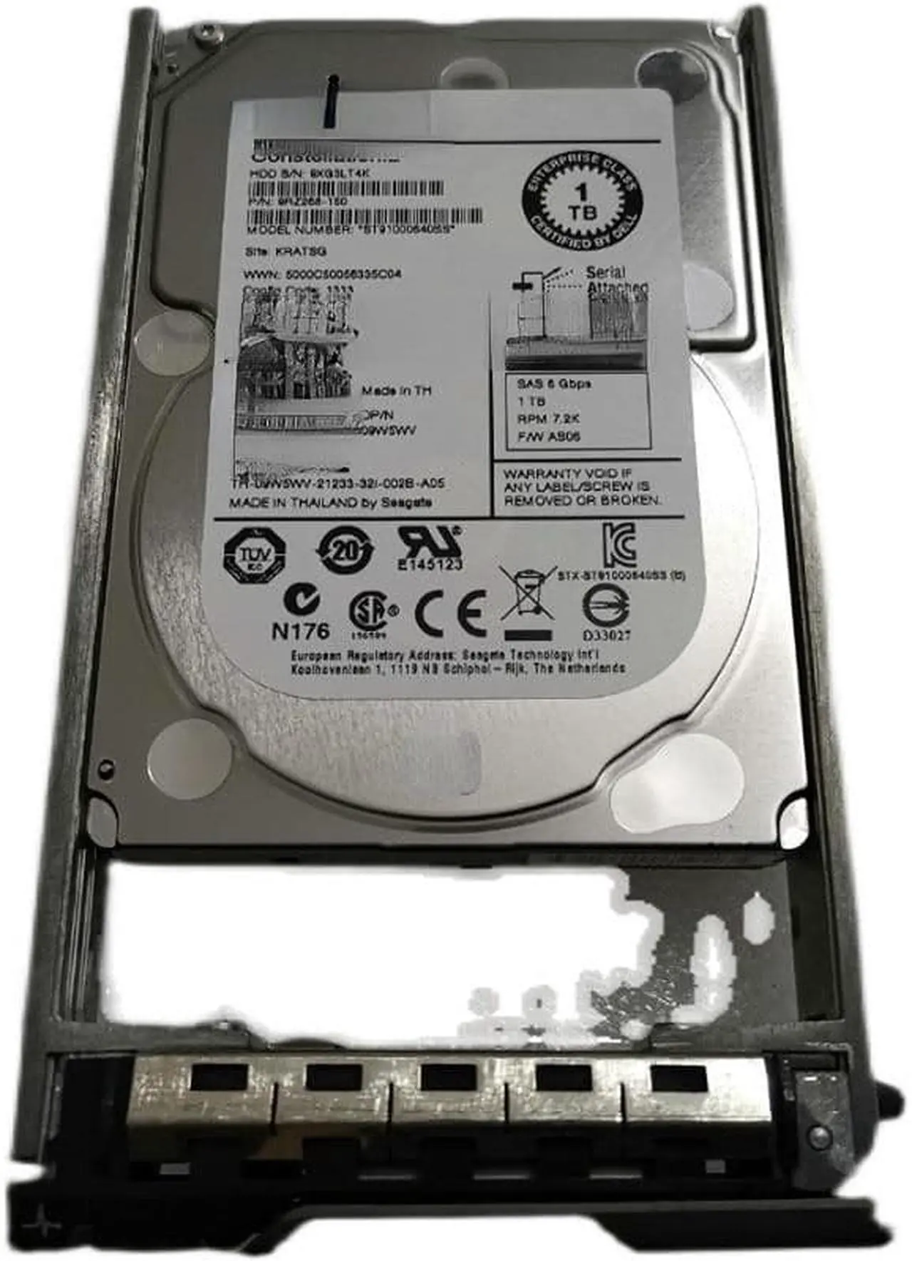 Main image of For DELL 9W5WV ST91000640SS 1TB 7.2K 2.5 SAS hard disk 09W5WV 1T