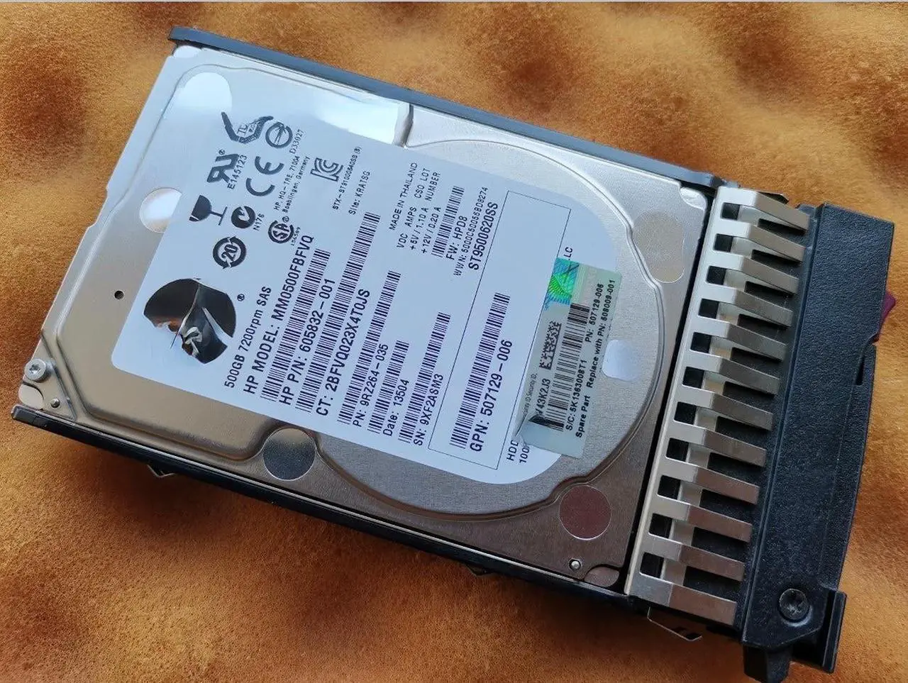 Main image of For HP 500G 2.5 SAS hard disk 508009/605832-001 507129-006 ST9500620SS