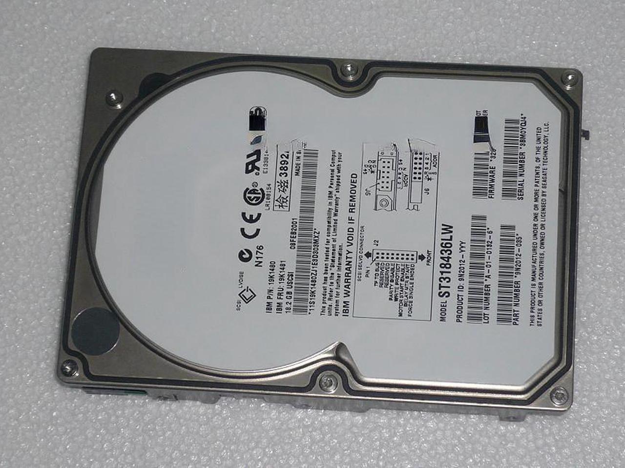 Main image of For IBM 18.2G USCSI 7.2K 68 pin SCSI hard disk 19K1481 19K1480 ST318436LW