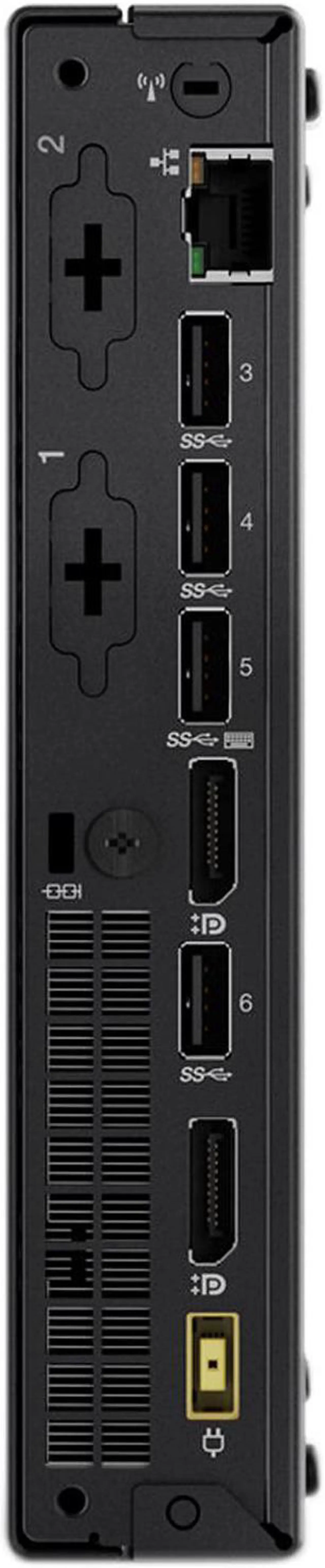 Alt view image 6 of 10 - Lenovo ThinkCentre M625q Tiny DeskTop Computer AMD A9-9420e 4GB 128GB SSD W10P