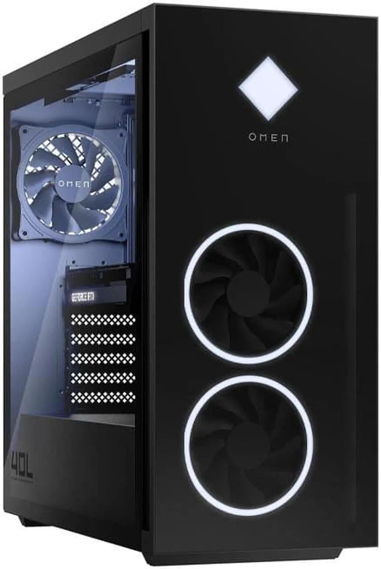 Alt view image 5 of 5 - HP OMEN 40L Gaming Desktop, AMD Ryzen 7 5800X Upto 4.7GHz, 64GB RAM, 1TB NVMe SSD, NVIDIA GeForce RTX 3070 Ti, HDMI, DisplayPort, Wi-Fi, Bluetooth, Windows 11 Pro