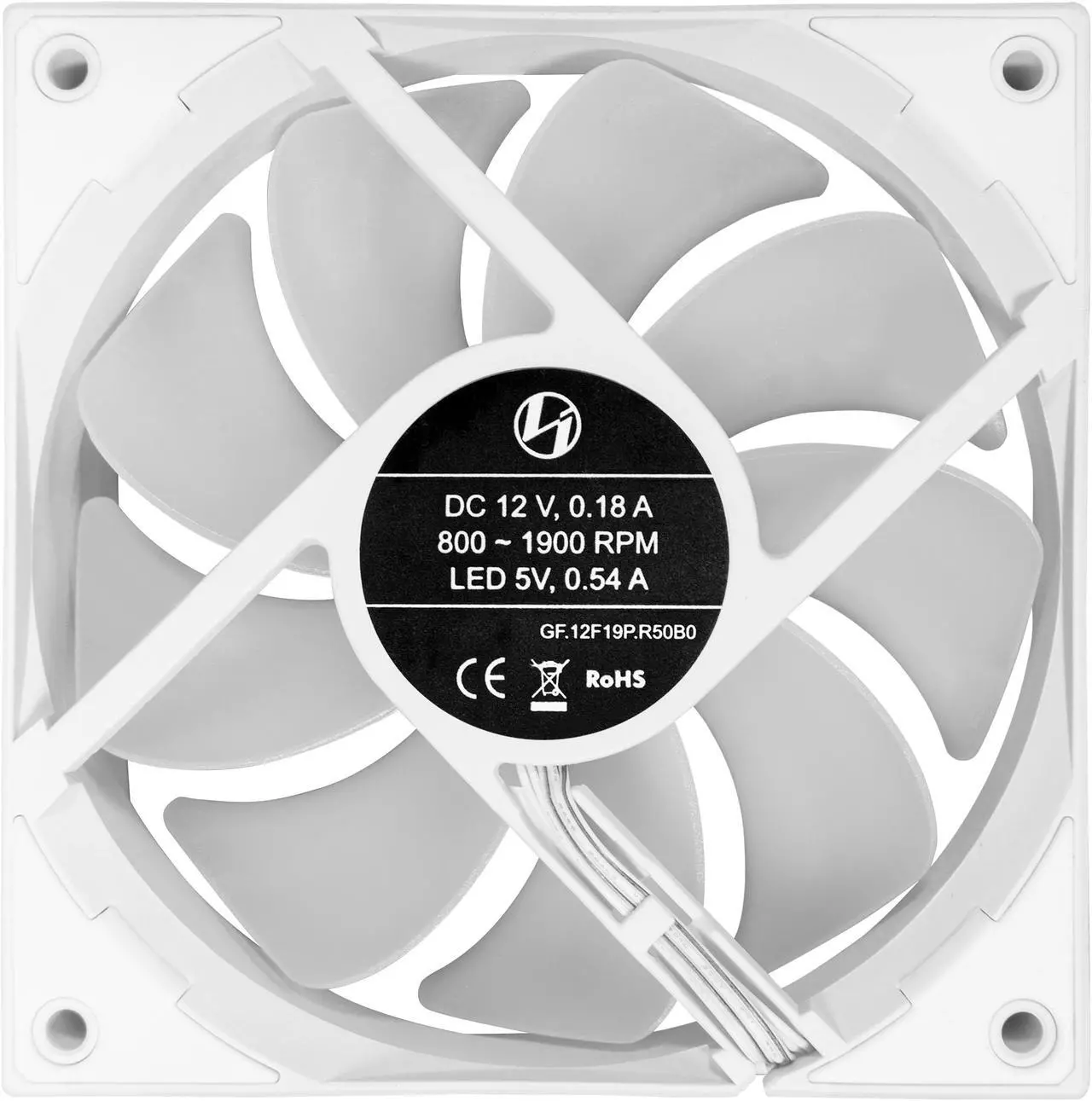 Alt view image 5 of 8 - LIAN LI ST120-3W ,12CM ARGB FANS , WHITE COLOR  , 3 FANS PACK WITH FAN CONTROLLER