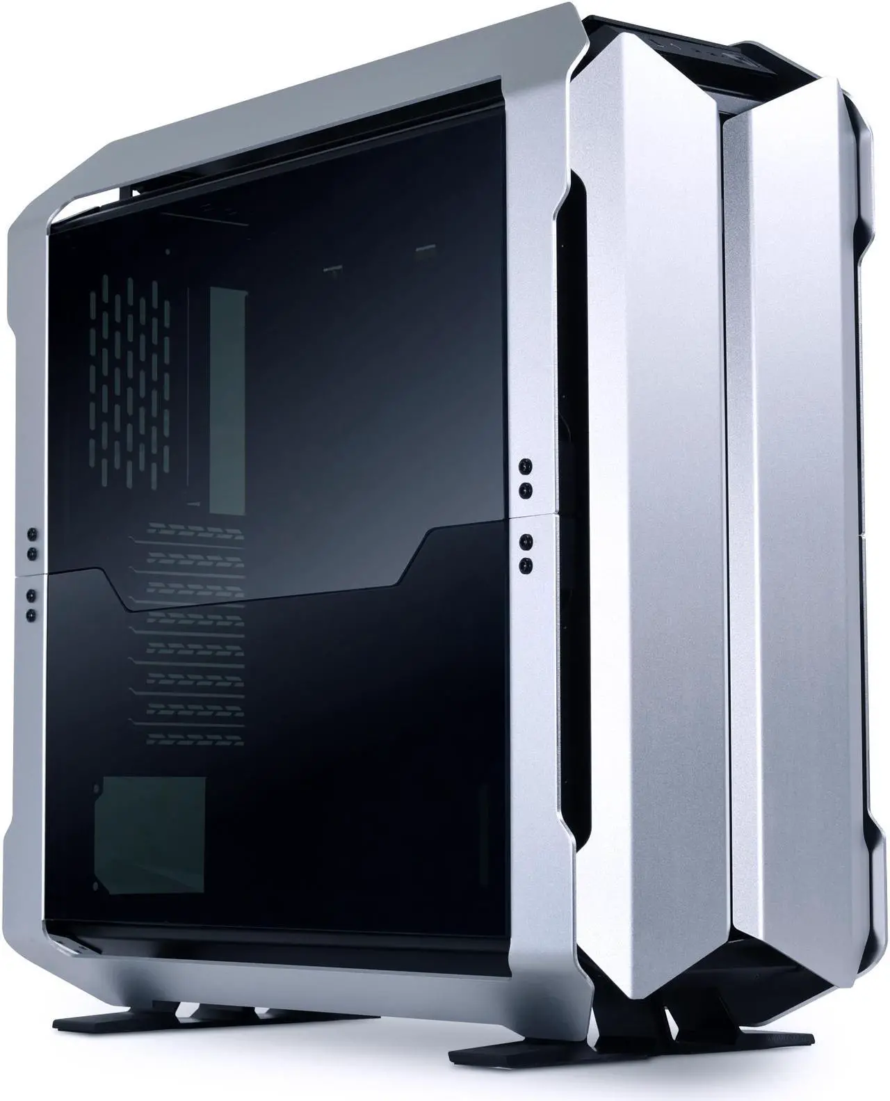 Alt view image 3 of 8 - LIAN LI Odyssey X Silver  Tempered Glass on the Left and Right  Sides, Aluminum Full  Tower Gaming Computer Case - TR-01A