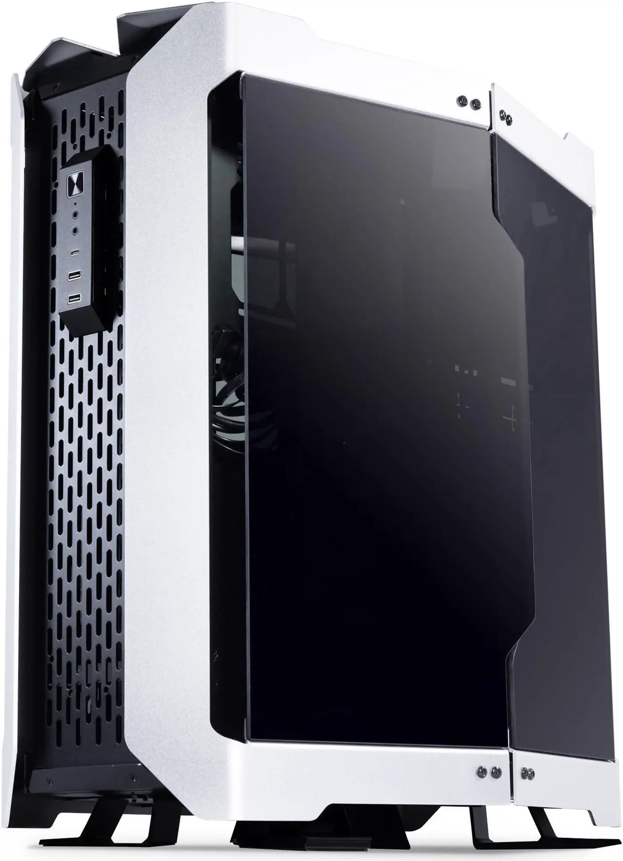 Alt view image 5 of 8 - LIAN LI Odyssey X Silver  Tempered Glass on the Left and Right  Sides, Aluminum Full  Tower Gaming Computer Case - TR-01A