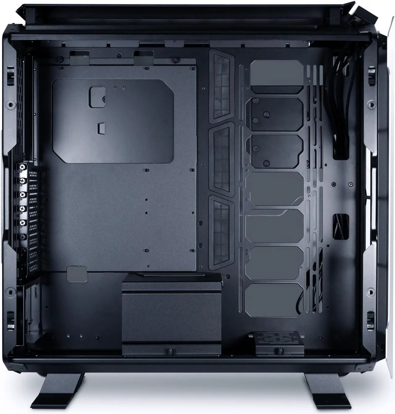 Alt view image 4 of 8 - LIAN LI Odyssey X Silver  Tempered Glass on the Left and Right  Sides, Aluminum Full  Tower Gaming Computer Case - TR-01A