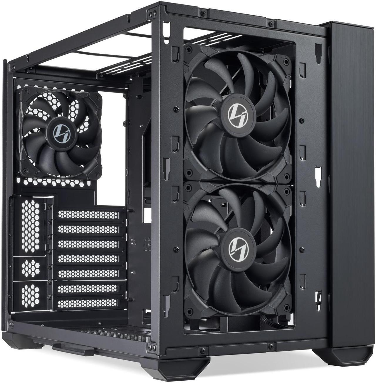 Alt view image 2 of 15 - LIAN LI O11 AIR MINI Black SPCC / Aluminum / Tempered Glass ATX Mini Tower Computer Case-- O11AMX
