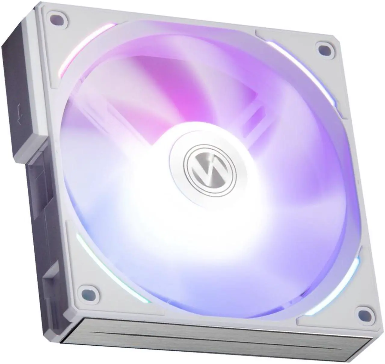 Alt view image 3 of 5 - LIAN LI UNI FAN AL120 RGB White 12CM FAN SINGLE PACK WITHOUT CONTROLLER  ---UF-AL120-1W