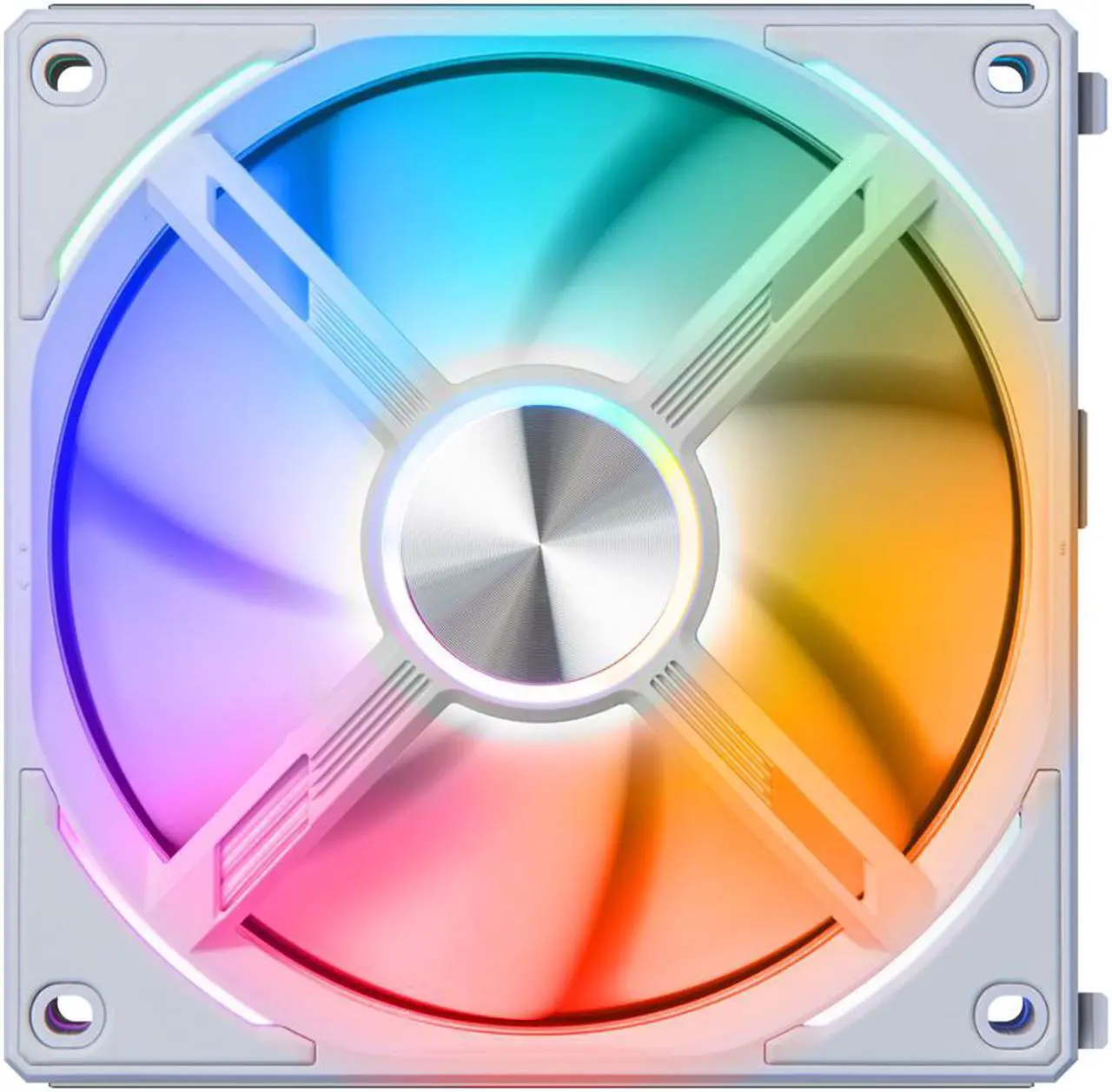 Alt view image 4 of 5 - LIAN LI UNI FAN AL120 RGB White 12CM FAN SINGLE PACK WITHOUT CONTROLLER  ---UF-AL120-1W