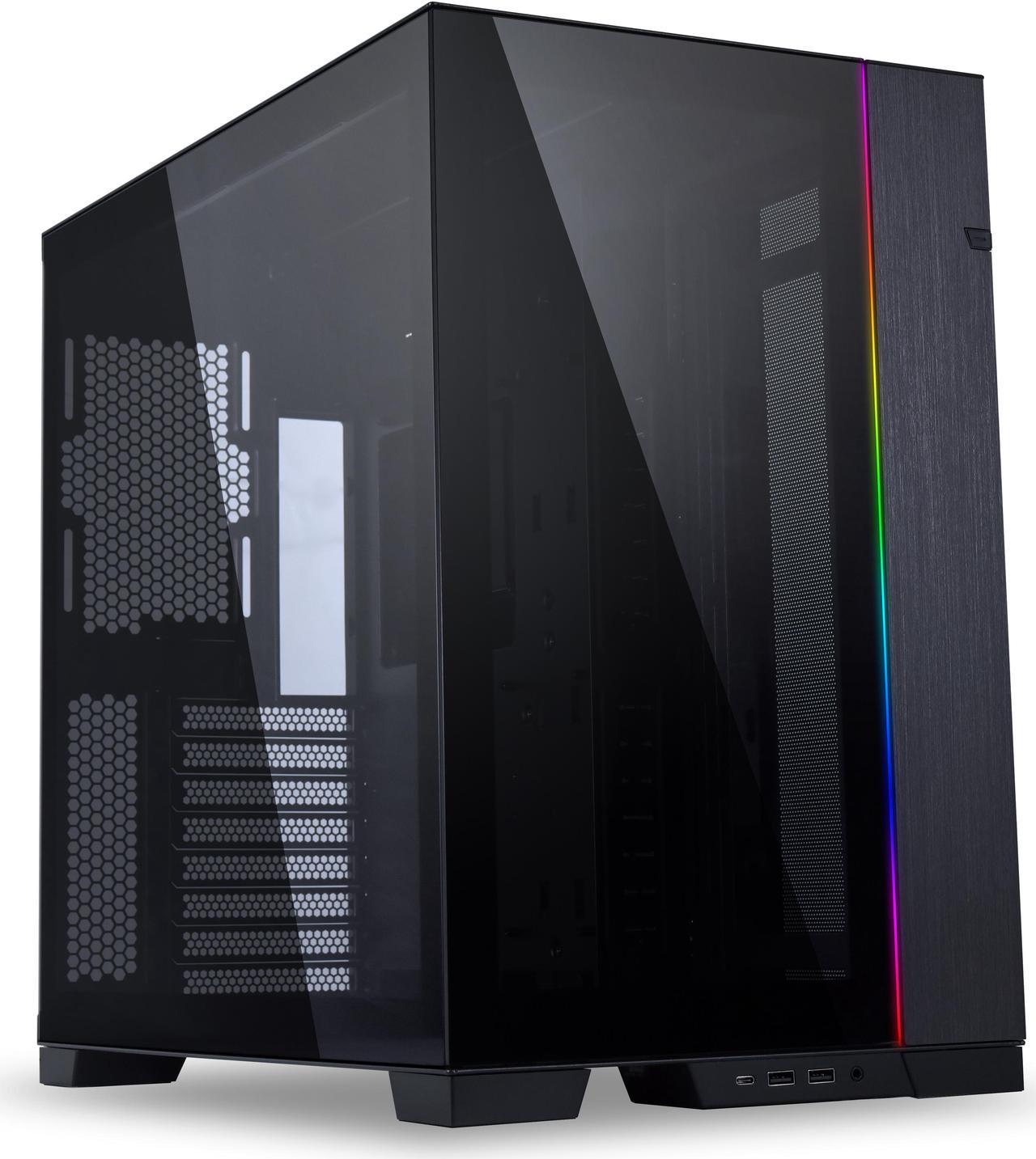 LIAN LI O11 Dynamic EVO O11DEX Black Aluminum / Steel / Tempered Glass ATX Mid Tower Computer Case