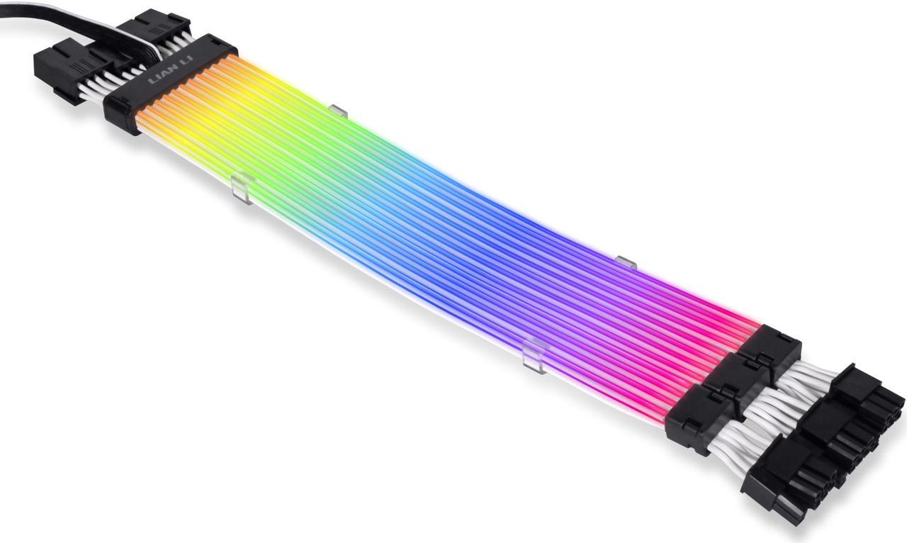 LIAN LI Strimer  Plus V2 Triple 8 Pin -- Addressable RGB VGA Power Cable (L Connect 3.0 Controller not included)---- Strimer Plus V2 Triple 8 Pin