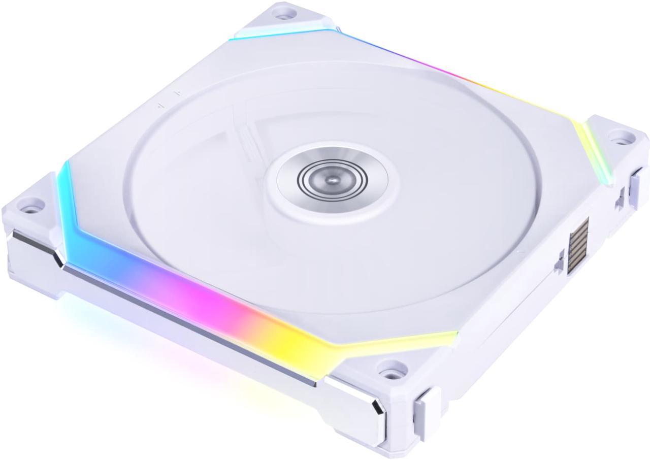 LIAN LI UNI Fan SL140 V2 RGB White Single Fan Pack Without Controller - UF-SL140V2-1W