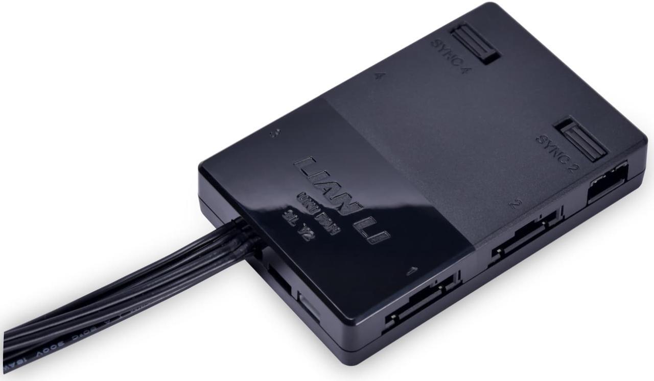 Alt view image 3 of 15 - Lian Li UNI Fan SL120 V2 RGB Black 3x 12cm Fan Pack with Controller - UF-SL120V2-3B