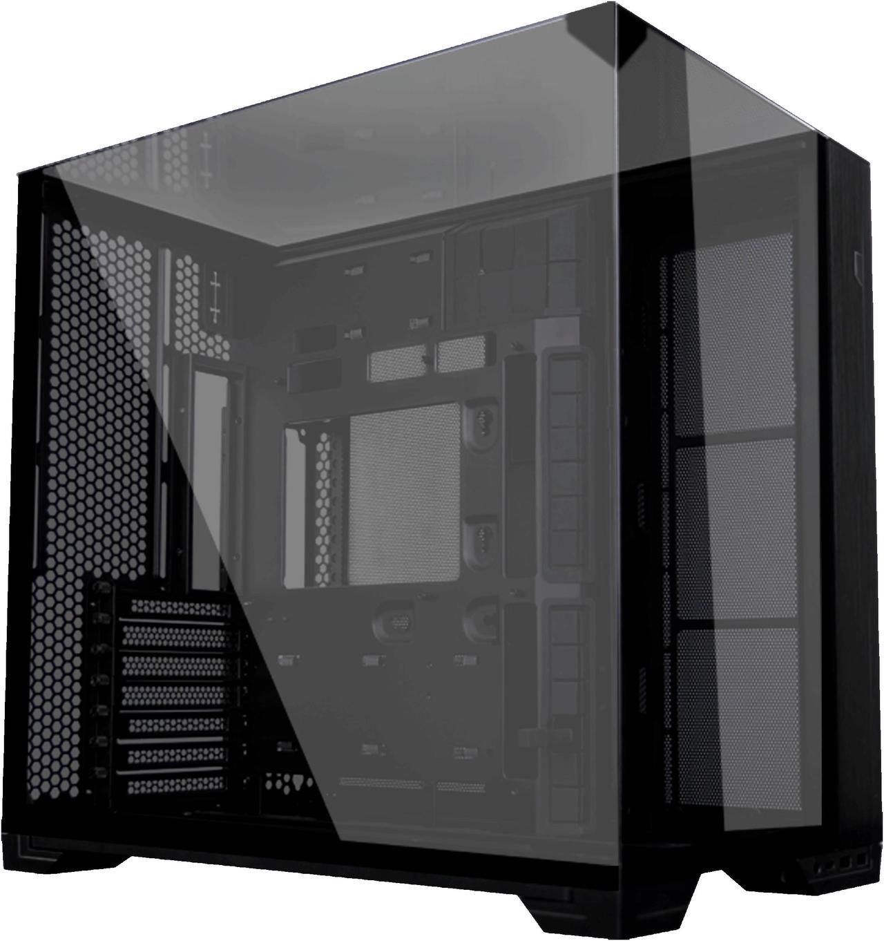 LIAN LI O11 vision compact black  color Aluminum / Steel / Tempered Glass ATX Mid Tower computer Case ----O11VPX