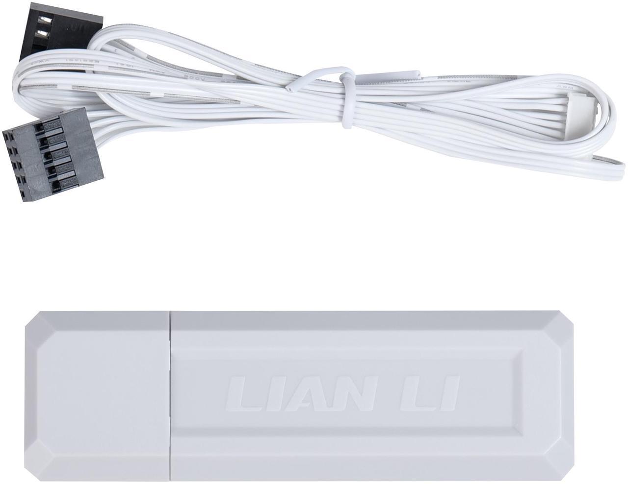 Alt view image 2 of 8 - Lian Li UNI Fan SL - LCD Wireless 120 - Triple Pack - ARGB Fan - 1.6" LCD Display - 2.4 GHz Wireless Controller included and required for use. - White (12SLLCD1W3W)